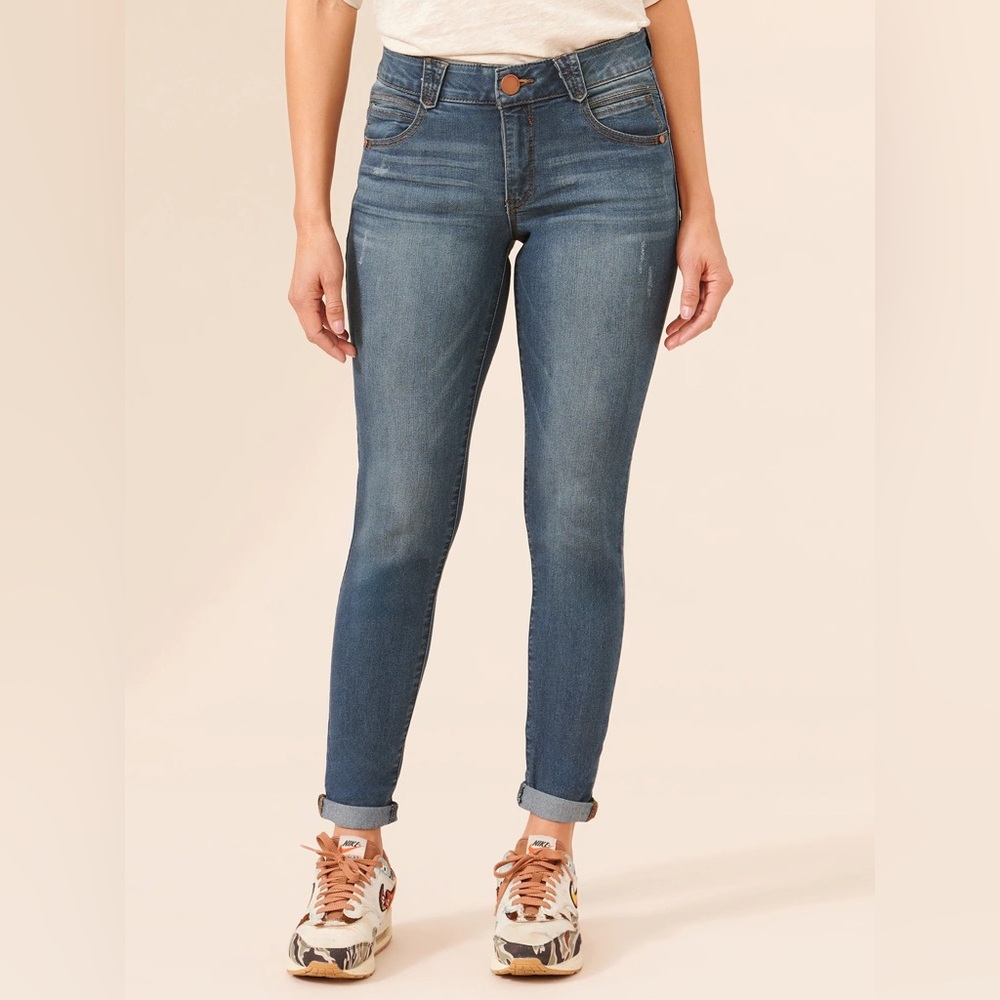 Stitch Fix Democracy "Ab"solution Cuffed Indigo Ankle Skimmer Jean Size 16